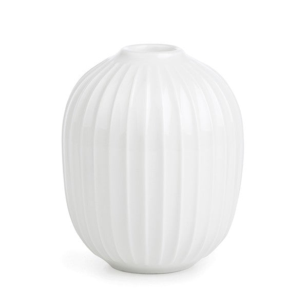 Kähler Hammershøi lysestage, hvid - H: 10 cm. - Bahne